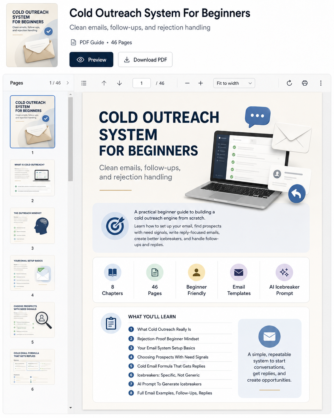 Cold Outreach System For Beginners